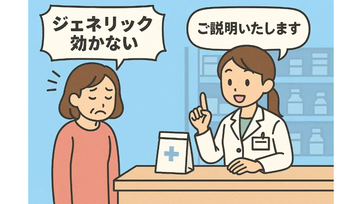 ジェネリック効かない