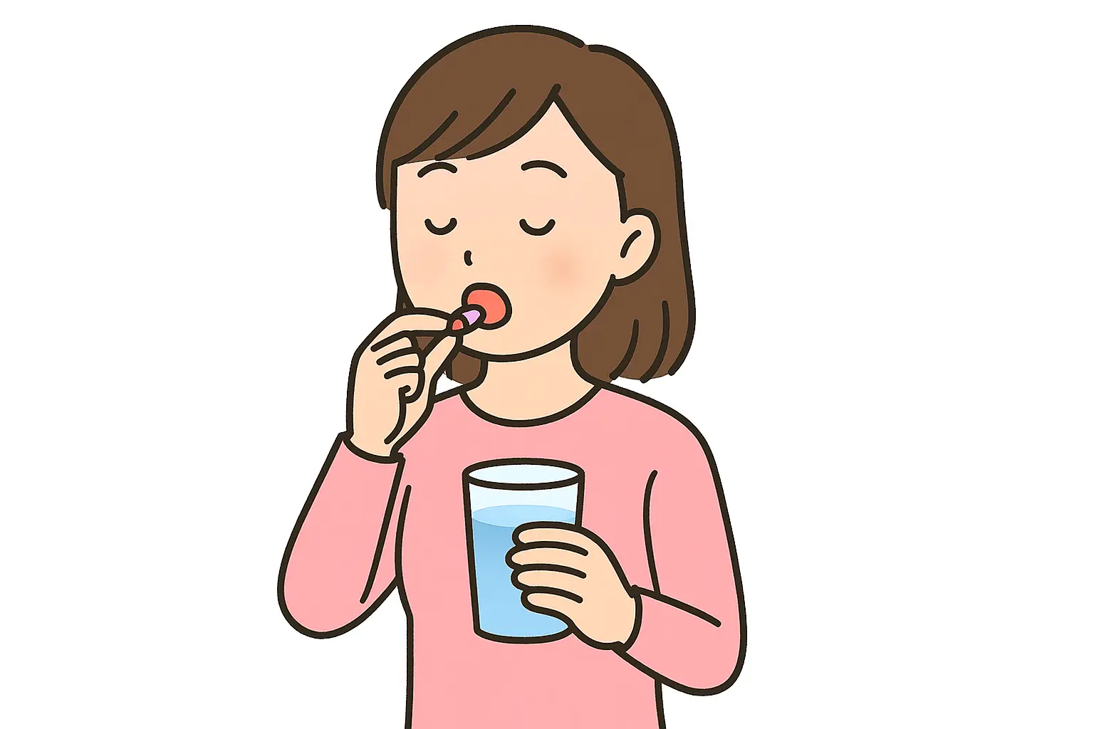 多めのお水で飲む意味