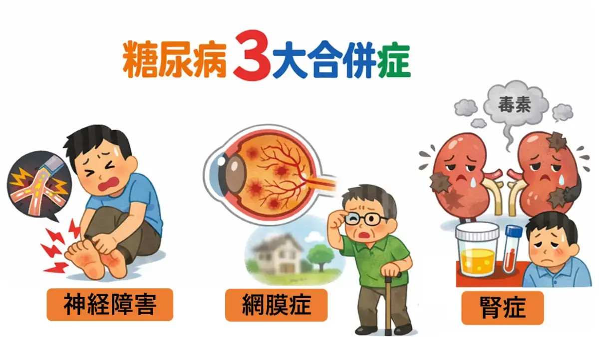 糖尿病3大合併症