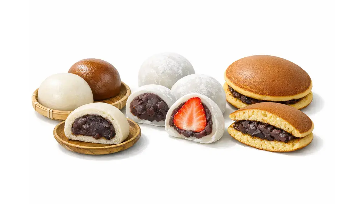 和菓子3種のイラスト