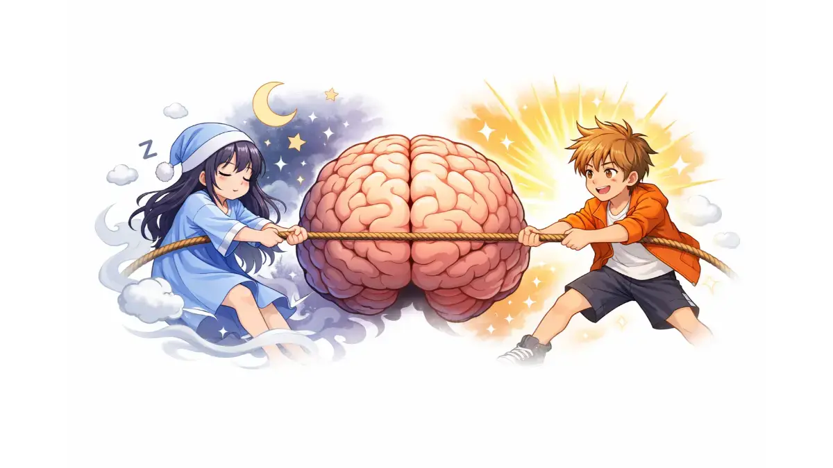 眠りと目覚めの綱引き