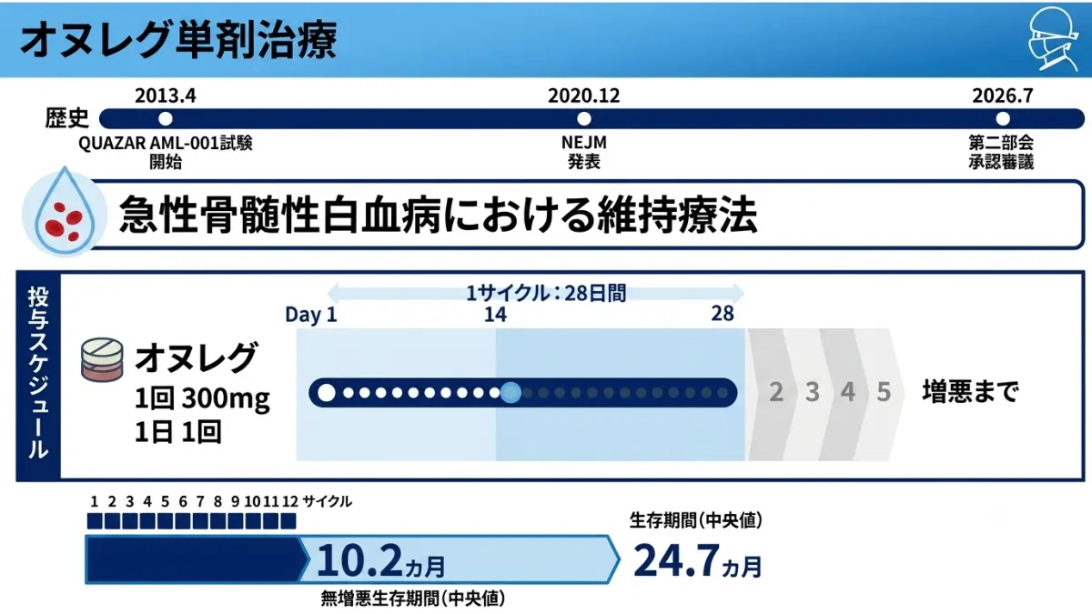 オヌレグ錠300㎎