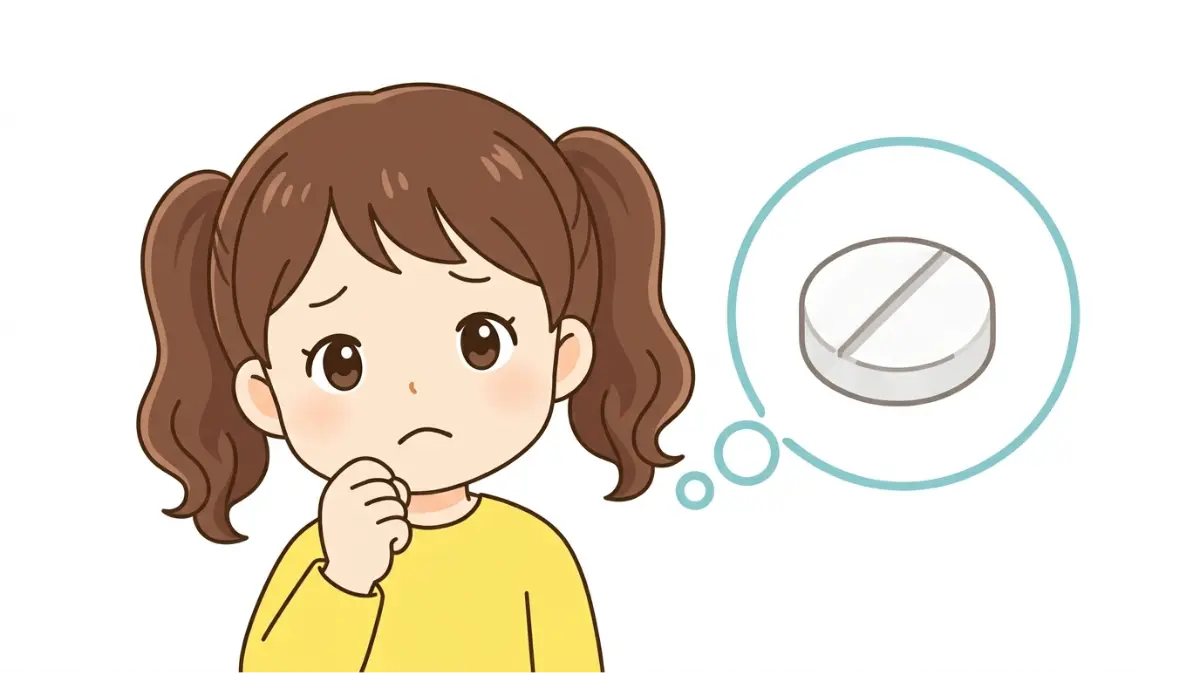 子供が初めての錠剤