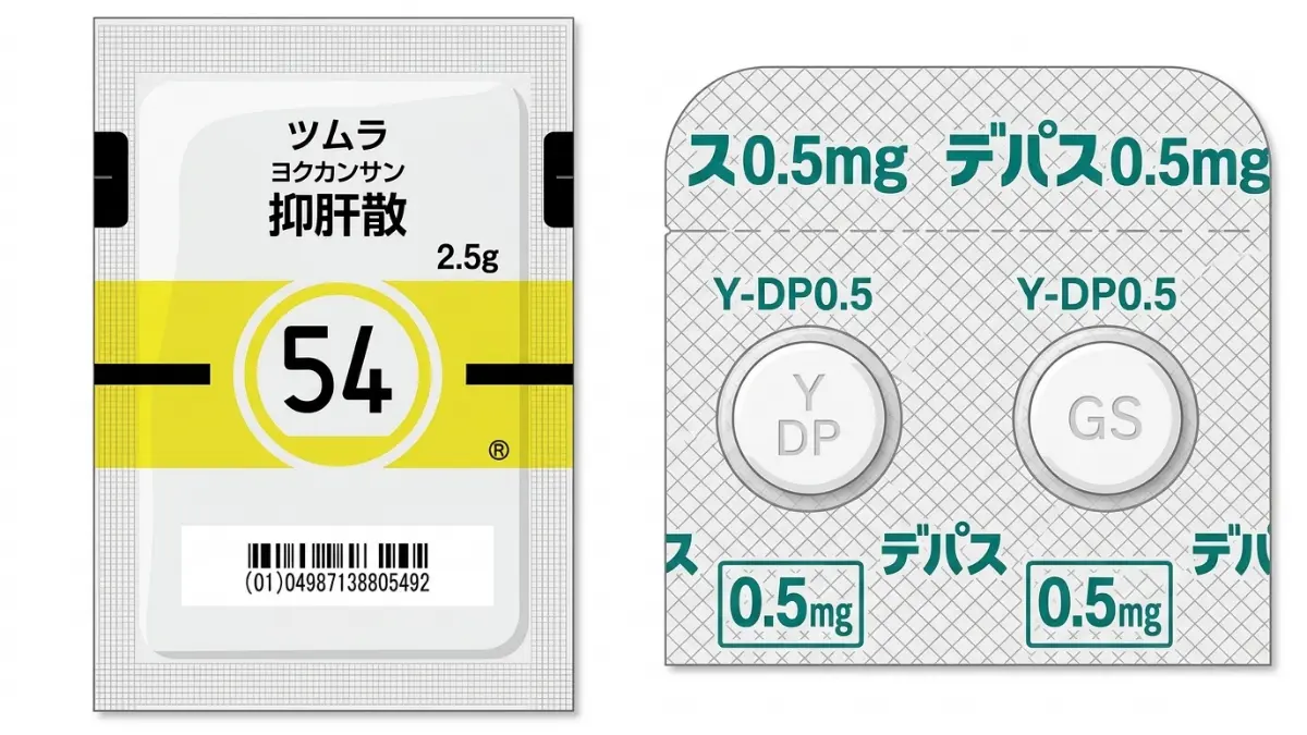 抑肝散とデパス